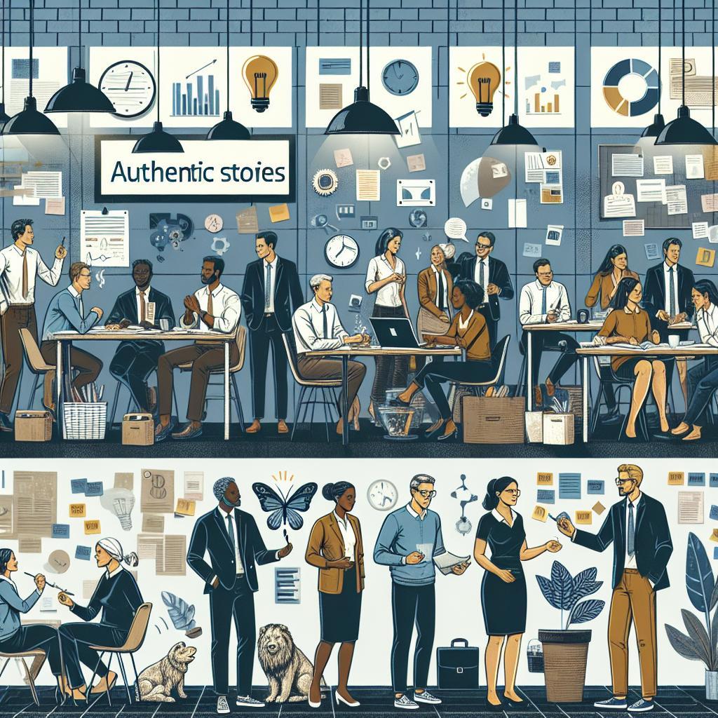 Authentische Geschichten aus Unternehmensalltag entwickeln